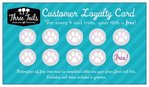 Three Tails Loyalty Card