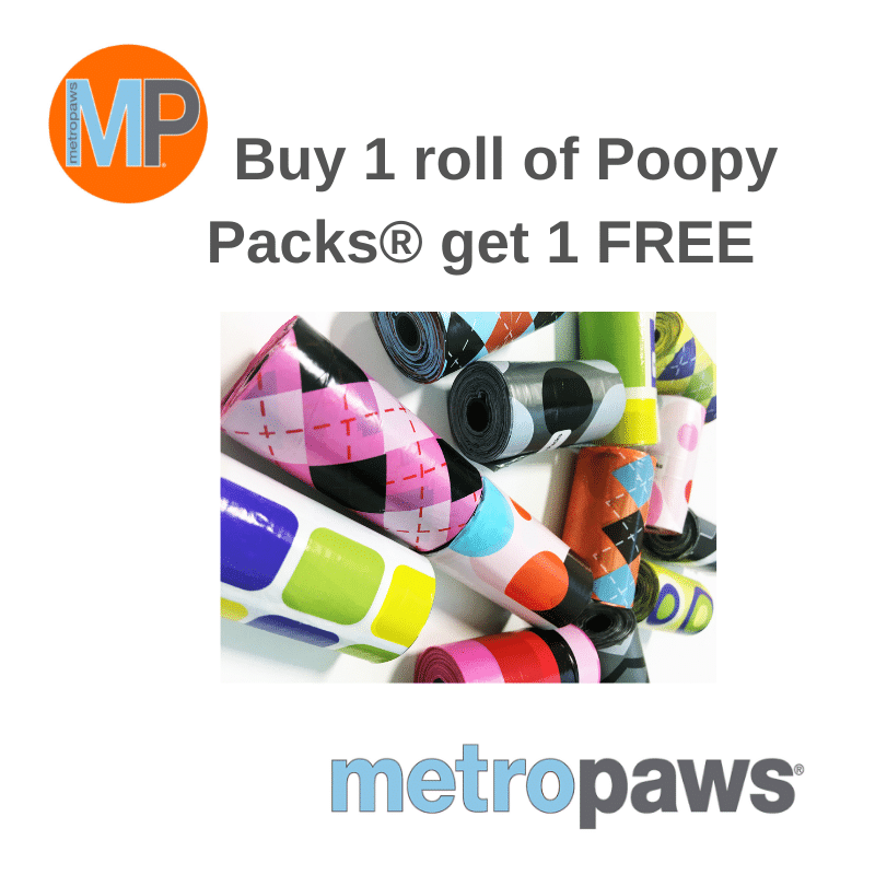 Metro Paws poopy packs at Three Tails
